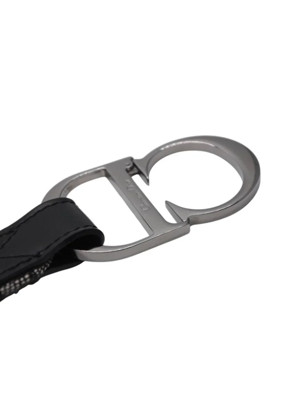 Dior Belt Trotter Line CD Logo Navy Gray